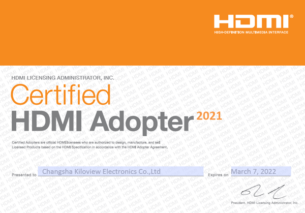 HDMI-офіційна-сертифікація-kiloview