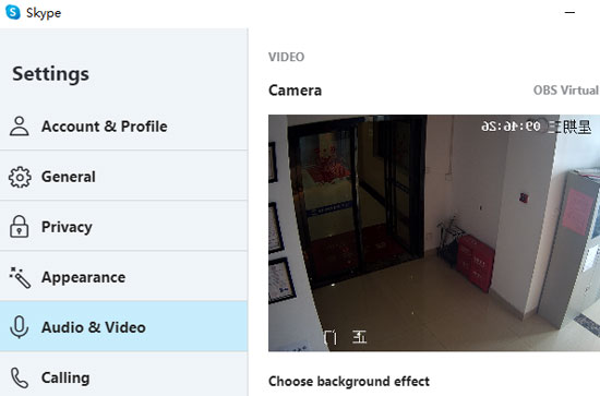 ip-camera-live-streaming-sharing-rtsp-with-obs-to-skype